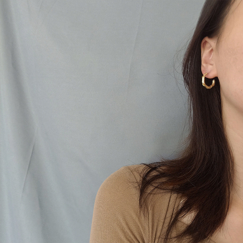 Hollow Spiral Hoops