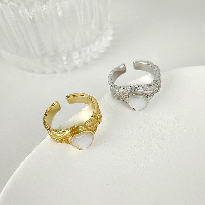 Turmoil Mother-of-Pearl Ring