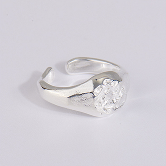 Crater Signet Ring
