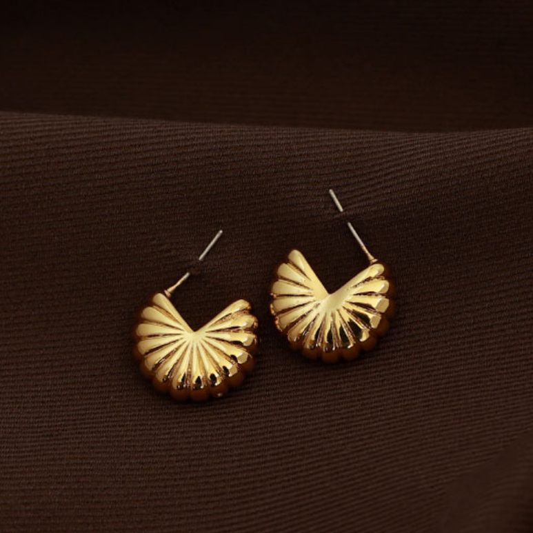 75% Ammonite Earrings