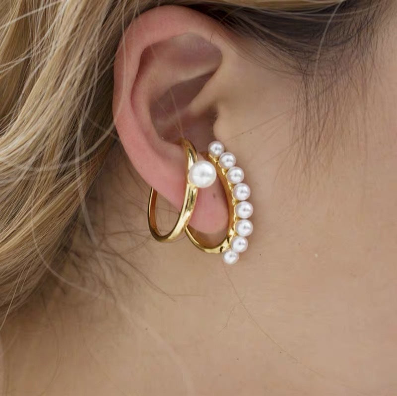 Pearl Cartilage Earrings