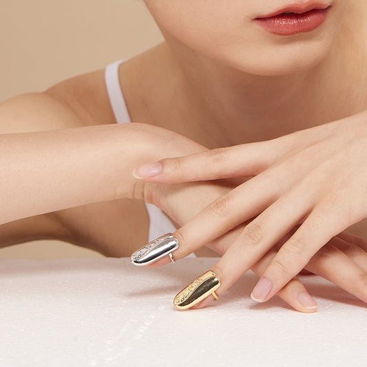 Abstract Nail Ring