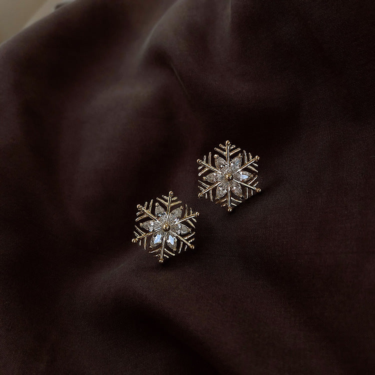 Delicate Snowflake Earrings