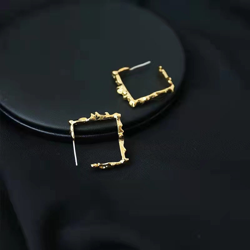 Deconstructed Square Earrings