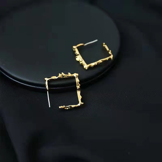 Deconstructed Square Earrings