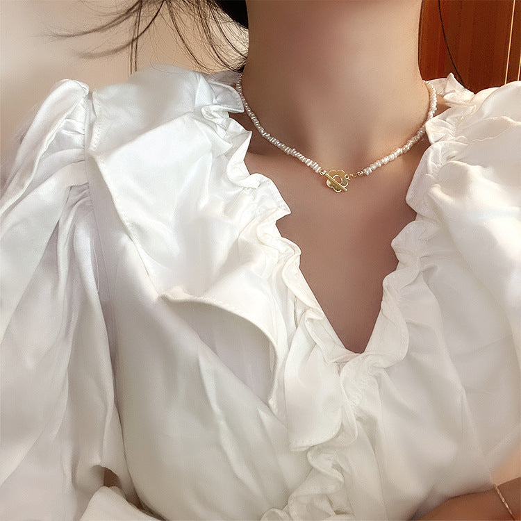 Floral Pearl Strand