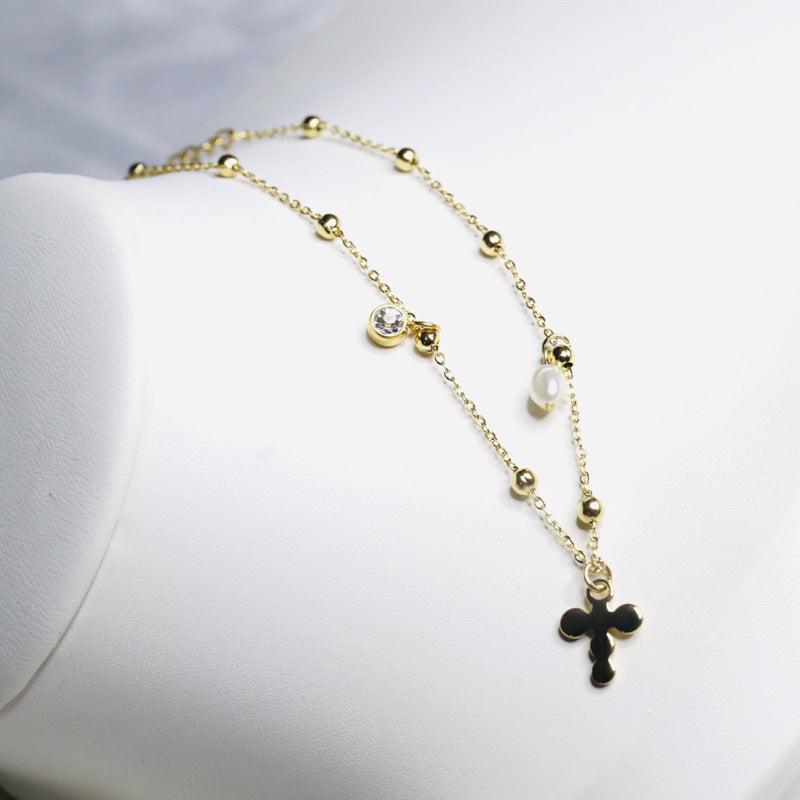 Cross Anklet