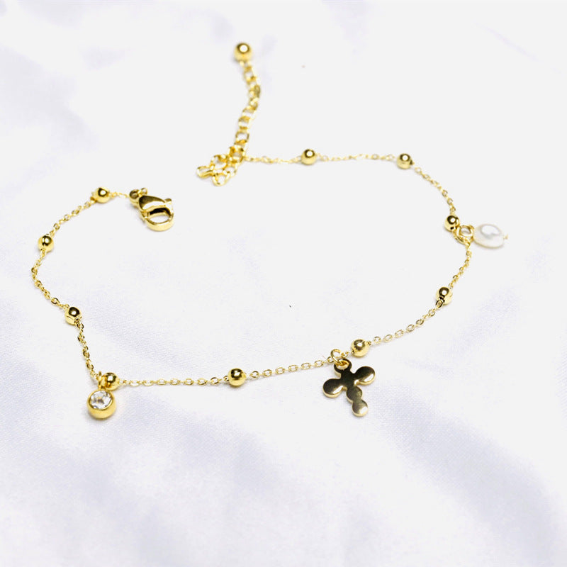 Cross Anklet