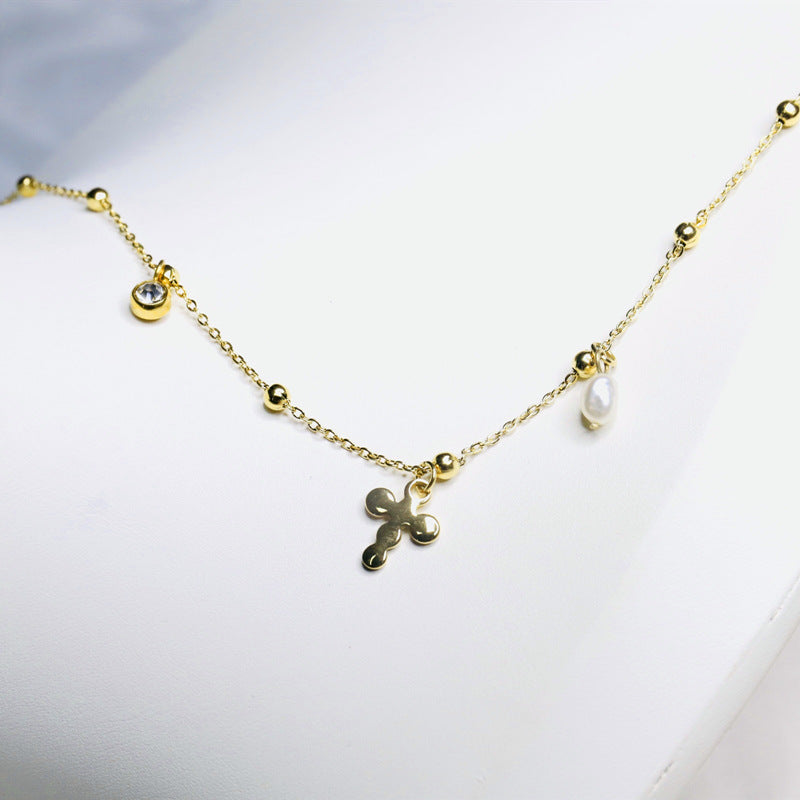 Cross Anklet