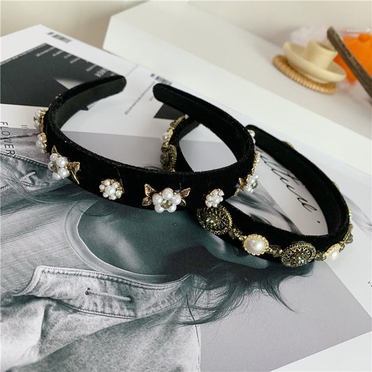 Baroque Velvet Headband