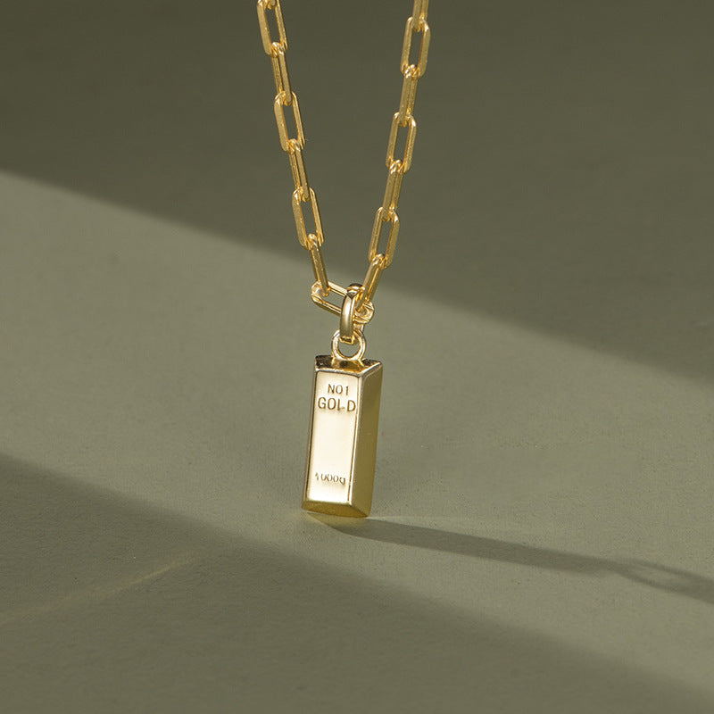 Gold Bar Necklace