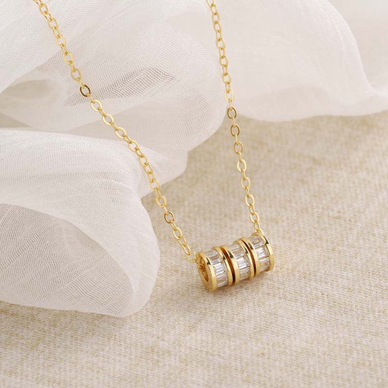 Triple Ring Necklace