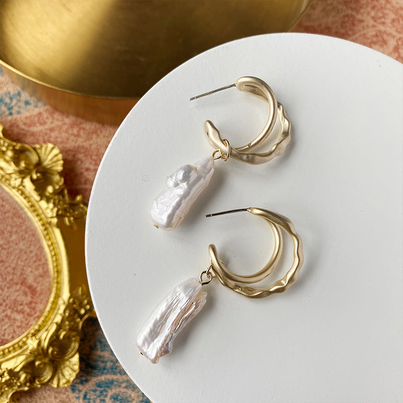 Crescent Drop Earrings