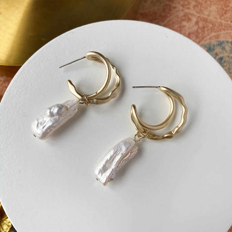 Crescent Drop Earrings