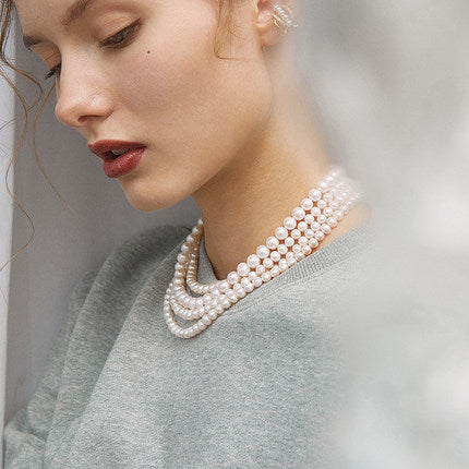 Classic Pearl Rope Necklace