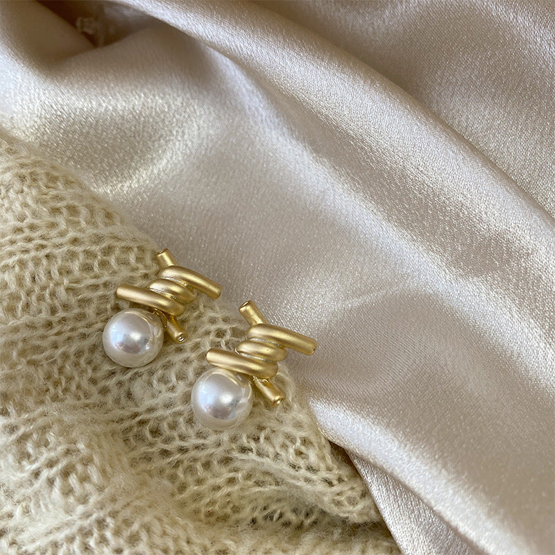Pearl Lightbulb Earrings
