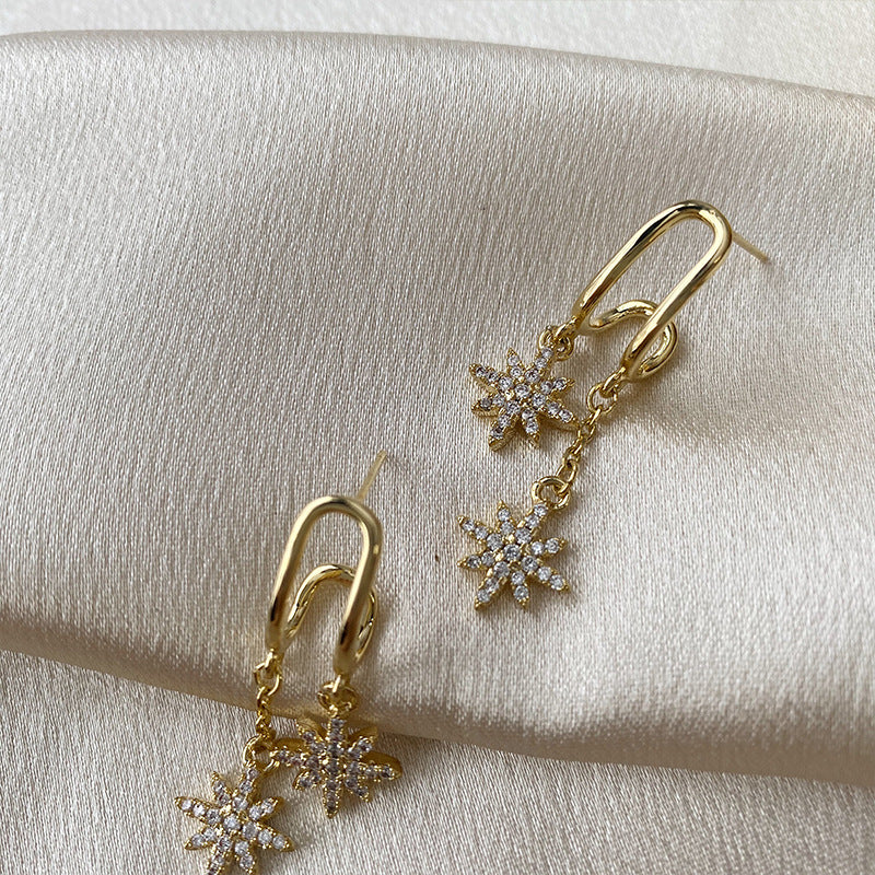 Diamond Starry Earrings