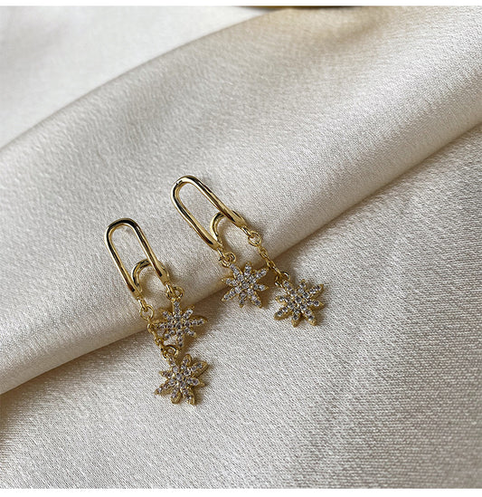 Diamond Starry Earrings