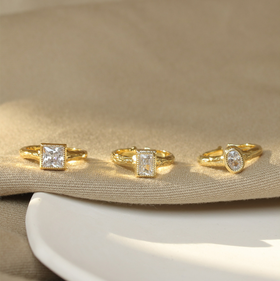 SAND Jewelry 14K gold Essential Diamond Ring
