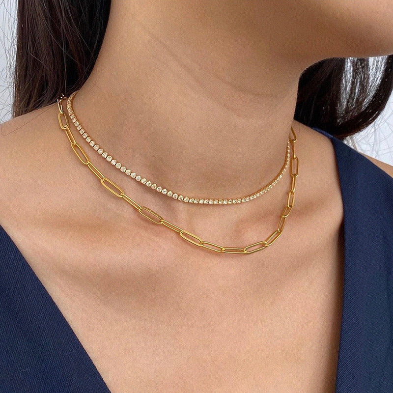 Essential Diamond Collar Necklace