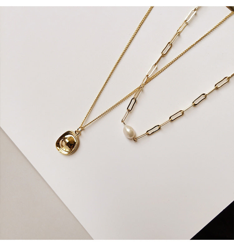 Layered Oval Necklace