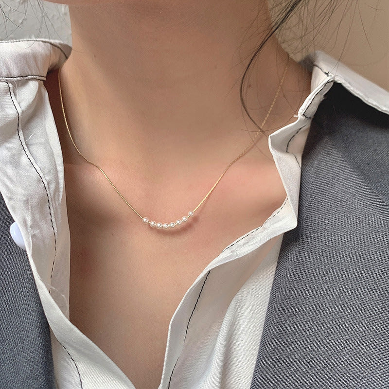 SAND Jewelry Everyday Fairy Pearl Strand Necklace