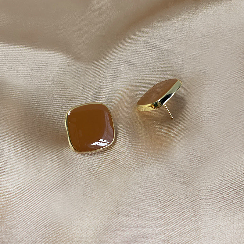 Retro Enamel Earrings