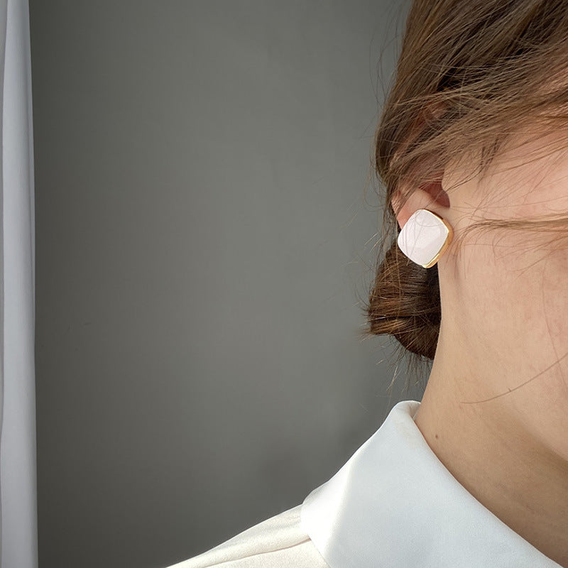 Retro Enamel Earrings