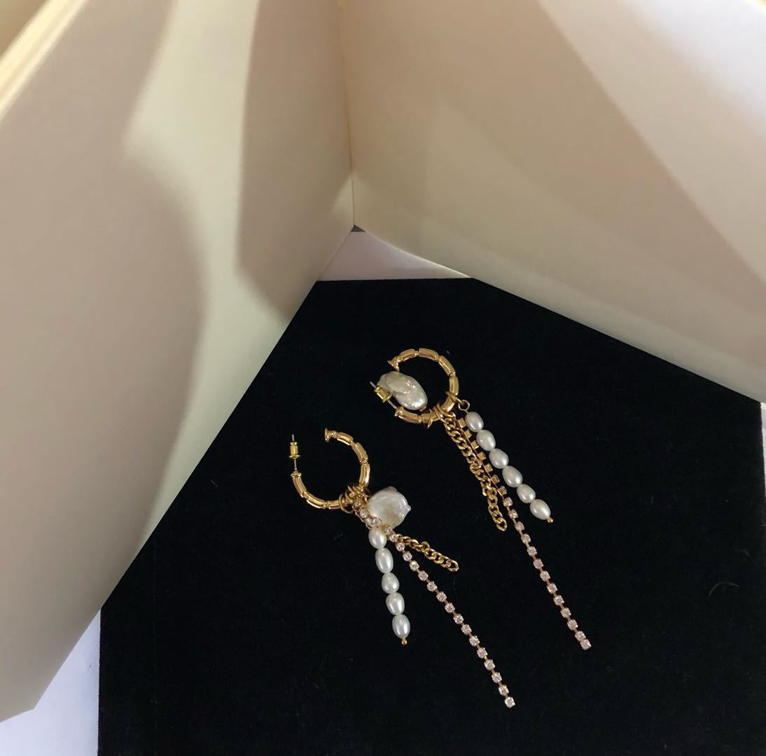 ROME Pearl Hoops
