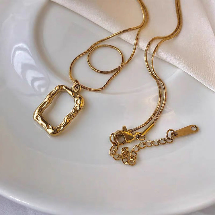 Frame Layered Necklace