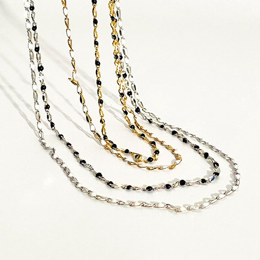 Enamel Beaded Necklace
