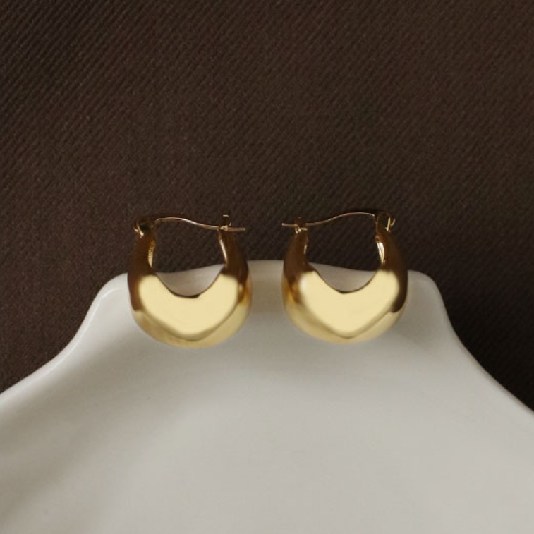SAND Jewelry Curated Fashion Style Geometric Tote Hoops