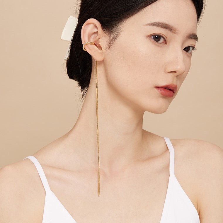Earclip de una sola borla