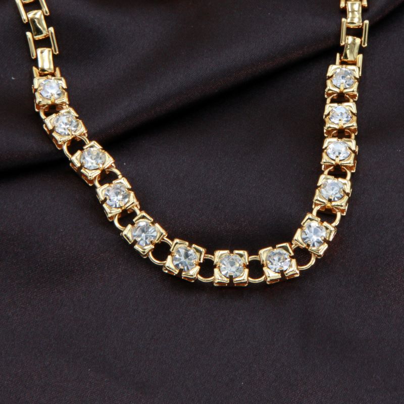 Diamond Box Chain Necklace