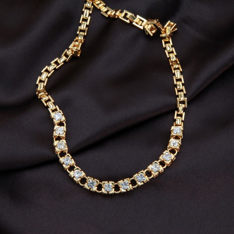 Diamond Box Chain Necklace