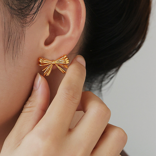 Modern Bowknot Earrings