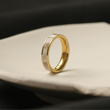 SAND Jewelry Everyday Mother-of-Pearl Dome Ring
