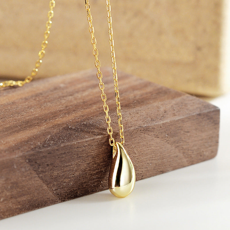 Abstract Raindrop Necklace