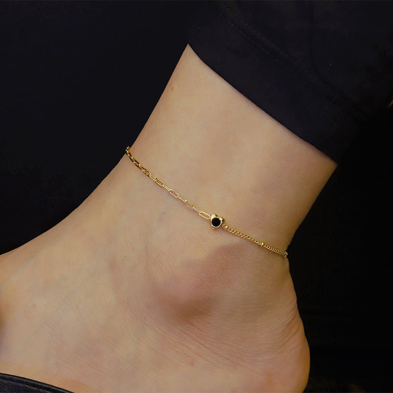 Petite Heart Anklet