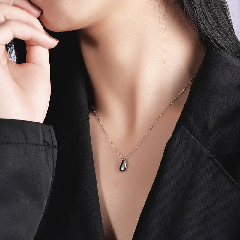 Abstract Raindrop Necklace