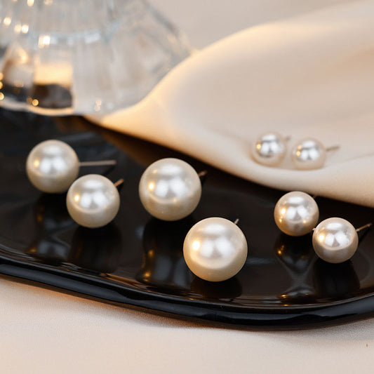 Minimalismo de perlas de perlas naturales