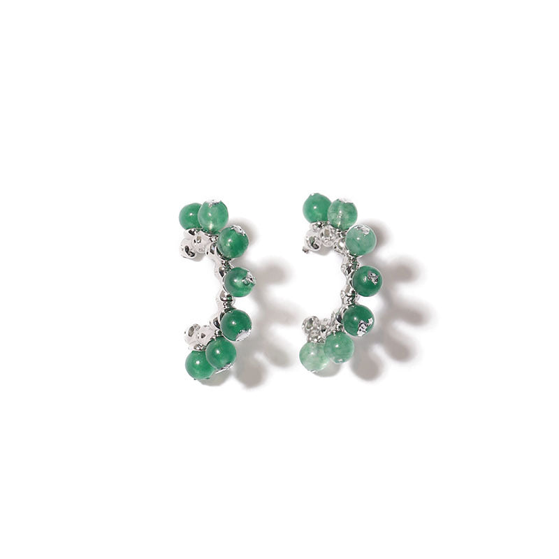 Oriental Grape Tendril Earrings