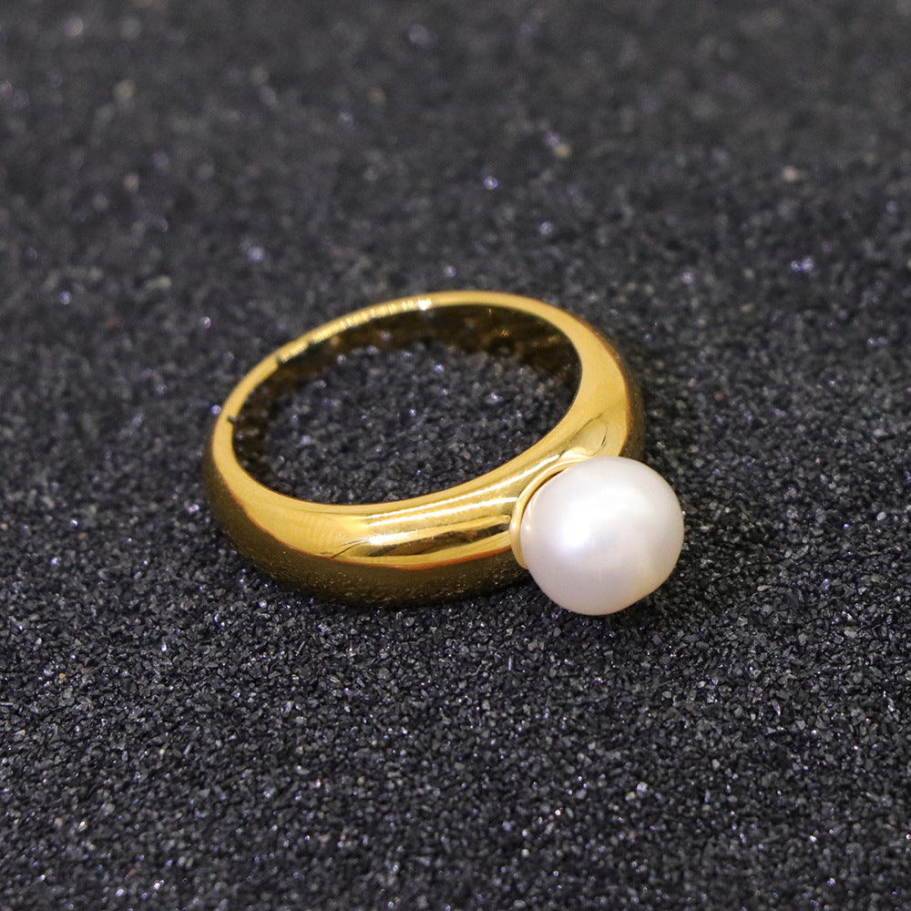 SAND Jewelry Classic Metropolitan Pearl Ring