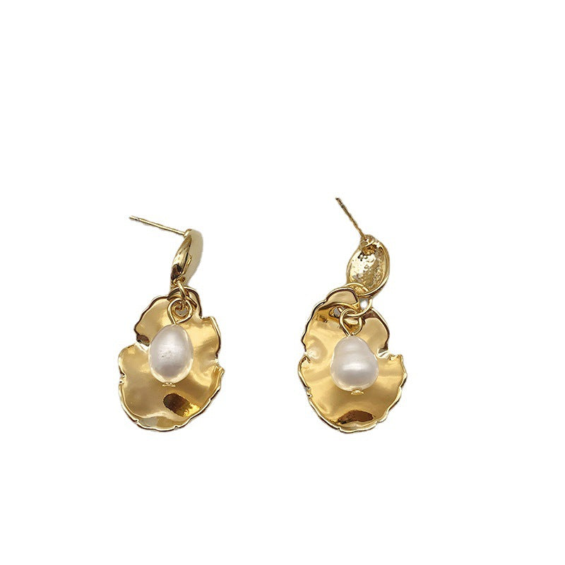 Pearl in Shell Earrings