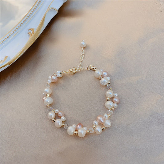 Clustering Pearl Bracelet