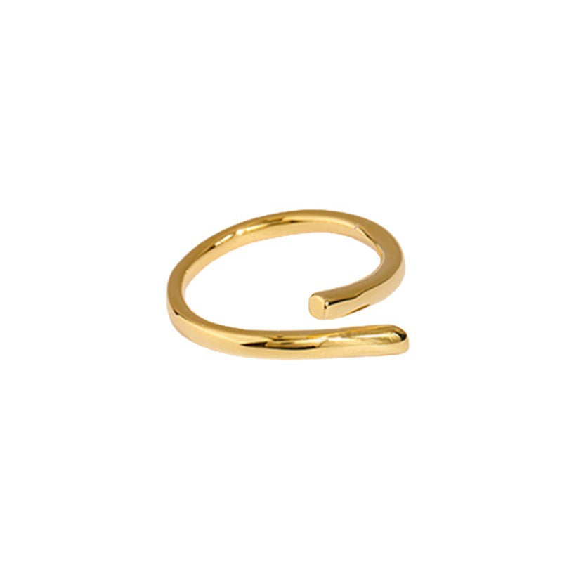 SAND Jewelry Curated Sterling Silver Simplicity Loop Ring