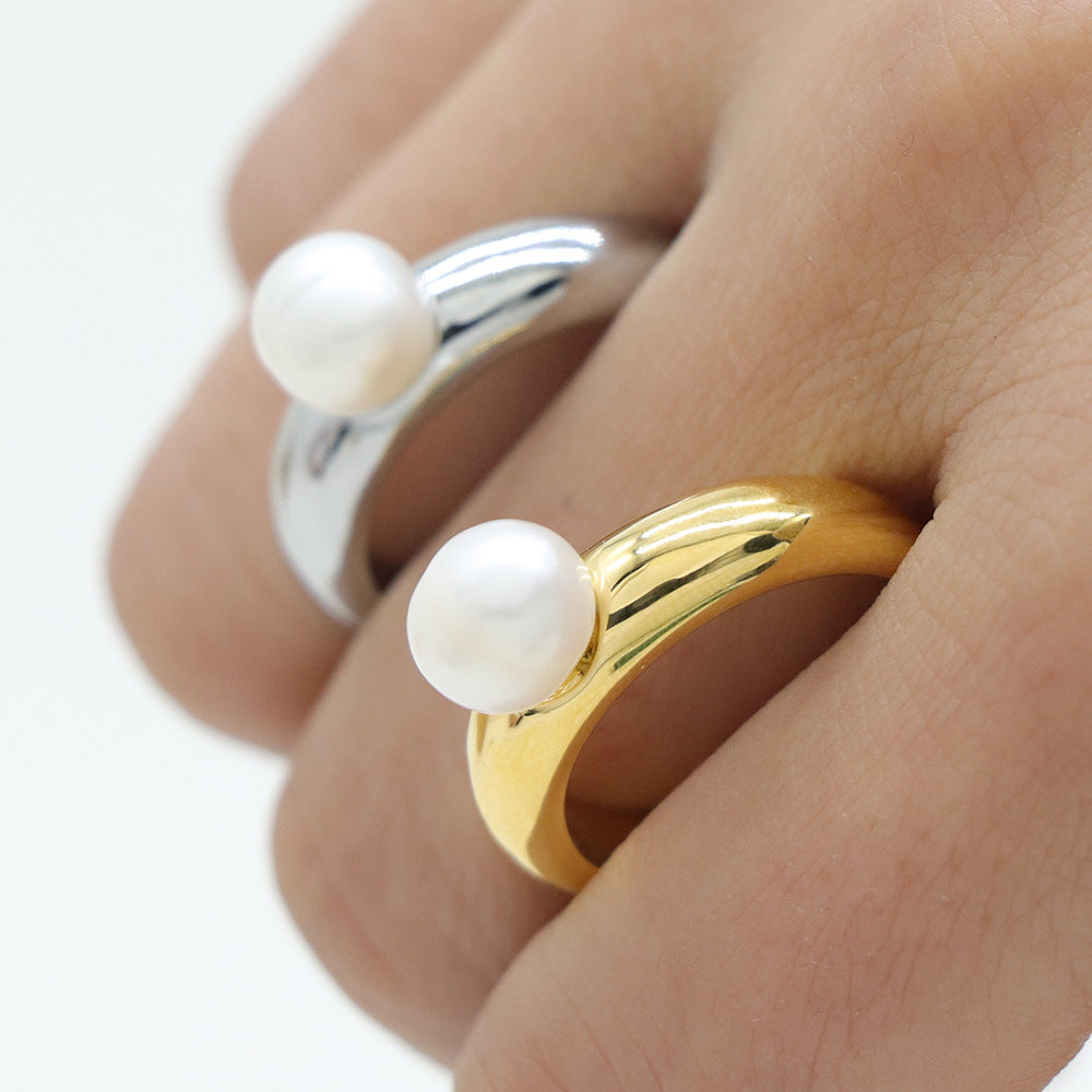 SAND Jewelry Classic Metropolitan Pearl Ring