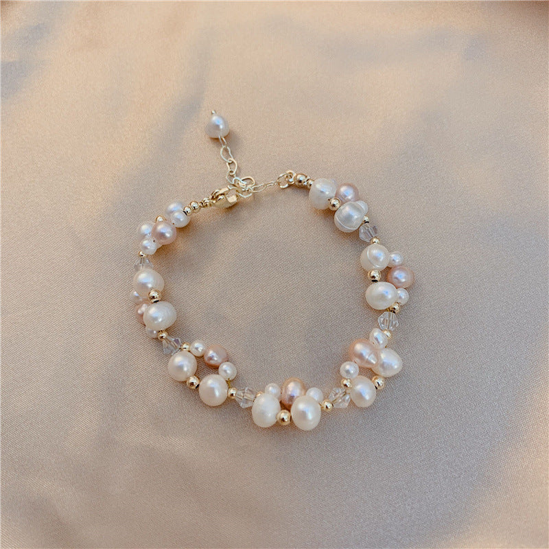 Pulsera de perla agrupada