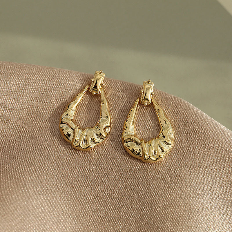 Golden Tote Hoops