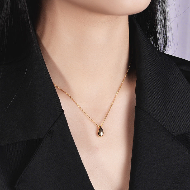 Abstract Raindrop Necklace